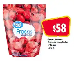 Bodega Aurrerá Great Value Fresas congeladas enteras oferta