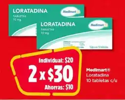Bodega Aurrerá Medimart Loratadina oferta