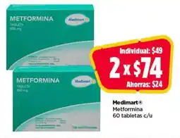 Bodega Aurrerá Medimart Metformina oferta