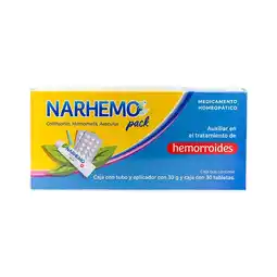 Farmacias Benavides Kit Narhemo Crema 30 g + 30 Tabletas oferta
