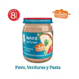 Farmacias Benavides Papilla Comidita Casera Pavo, Verduras y Pasta Etapa 3 Natural oferta