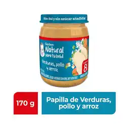 Farmacias Benavides Papilla Comidita Casera Pollo, Verduras y Arroz Etapa 3 Natural oferta
