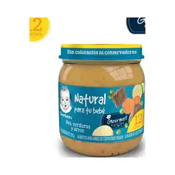 Farmacias Benavides Papilla Gourmet Res, Verduras y Arroz Etapa 4 Natural para tu Bebé oferta