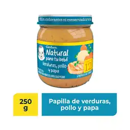 Farmacias Benavides Papilla Gourmet Pollo, Verduras y Papa Etapa 4 Natural para tu Bebé oferta