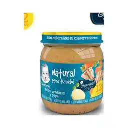Farmacias Benavides Papilla Gourmet Pollo, Verduras y Papa Etapa 4 Natural para tu Bebé oferta