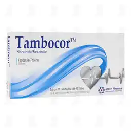 Farmacias Guadalajara Tambocor 100 mg, 50 Tabletas oferta
