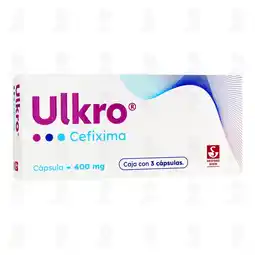 Farmacias Guadalajara Ulkro 400 mg, 3 Cápsulas oferta