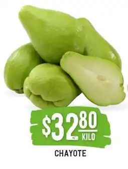 Soriana Súper Chayote oferta