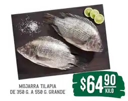 Soriana Súper Mojarra tilapia oferta