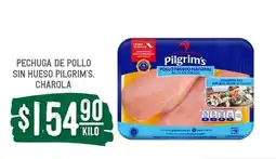Soriana Súper PECHUGA DE POLLO SIN HUESO PILGRIM'S, CHAROLA oferta