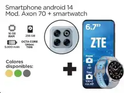 Chedraui ZTE Axon 70 + smartwatch oferta