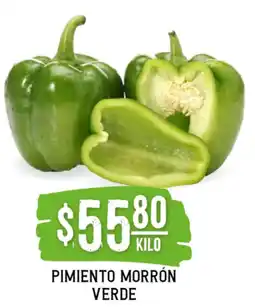 Pimiento morrón verde