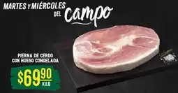 Soriana Súper Pierna de cerdo con hueso congelada oferta