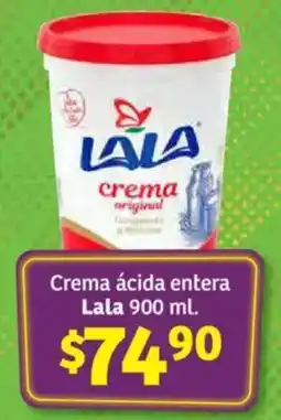 Soriana Súper Lala crema ácida entera oferta