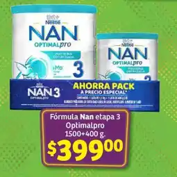 Fórmula nan etapa 3