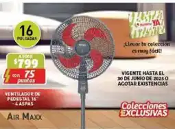 Soriana Súper Ventilador de pedestal 16" oferta