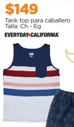 Chedraui Everyday california tank top para caballero oferta