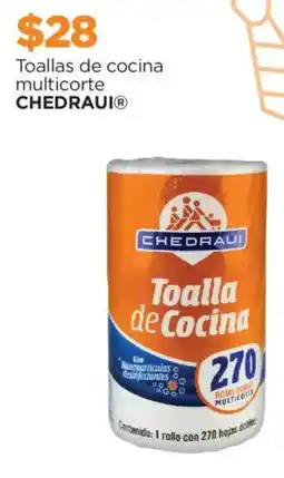 Chedraui Chedraui toallas de cocina multicorte oferta