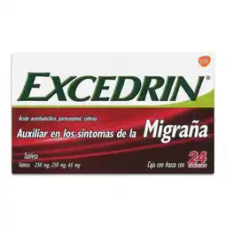 Farmacias Benavides 250 mg/250 mg/65 mg Ácido Acetilsalicílico, Paracetamol, Cafeína oferta