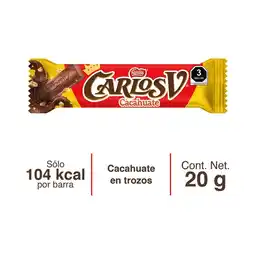 Farmacias Benavides Chocolate con Cacahuate Barra oferta