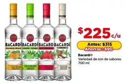 Bodega Aurrerá Bacardi variedad de ron de sabores oferta