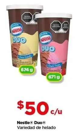 Bodega Aurrerá Nestle duo variedad de helado oferta