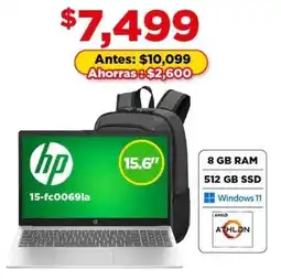 Bodega Aurrerá Hp 15-fc0069la 15.6" oferta