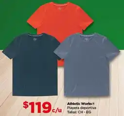 Bodega Aurrerá Athletic works playera deportiva oferta