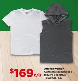 Bodega Aurrerá Athletic works camiseta sin mangas o playera deportiva oferta
