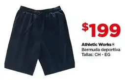 Bodega Aurrerá Athletic works bermuda deportiva oferta
