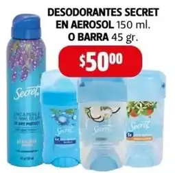 Farmacias Guadalajara Secret desodorantes oferta