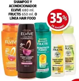 Farmacias Guadalajara Elvive shampoo y acondicionador oferta