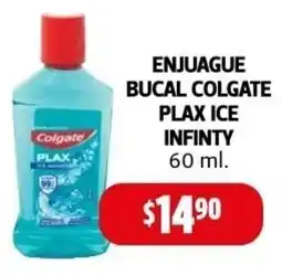 Farmacias Guadalajara Colgate plax ice enjuague bucal oferta