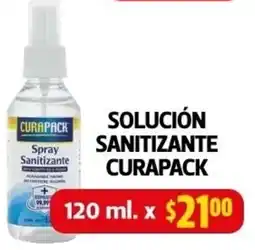 Farmacias Guadalajara Solución sanitizante curapack oferta