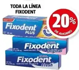 Farmacias Guadalajara Fixodent toda la línea oferta