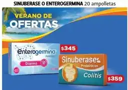 Farmacias Guadalajara Sinuberase o enterogermina oferta