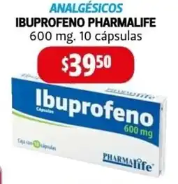 Farmacias Guadalajara Analgésicos ibuprofeno pharmalife oferta