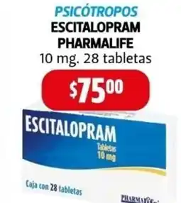 Farmacias Guadalajara Psicótropos escitalopram pharmalife oferta
