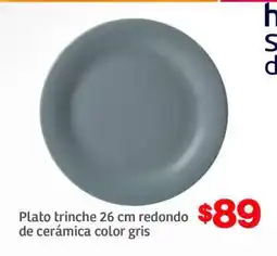 Soriana Híper Plato trinche 26 cm oferta