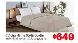 Soriana Híper Colcha Home Style Coolin oferta