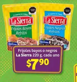 Soriana Híper Frijoles Bayos o Negros La Sierra oferta