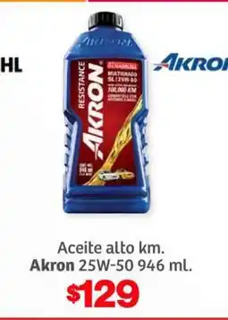 Soriana Híper Akron 25W-50 946 ml oferta