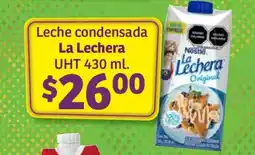 Soriana Híper Leche condensada La Lechera UHT 430 ml oferta