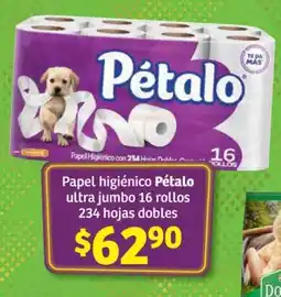 Soriana Híper Papel higiénico Pétalo ultra jumbo oferta