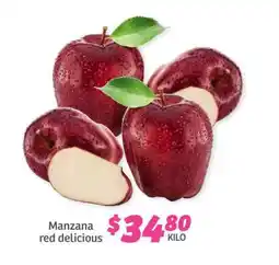 Soriana Híper MANZANA RED DELICIOUS oferta