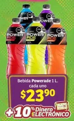 Soriana Híper Bebida Powerade 1 L oferta