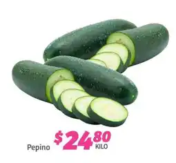 Soriana Híper Pepino oferta