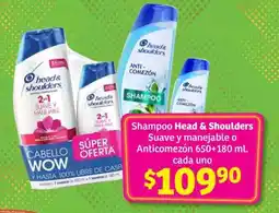 Soriana Híper Shampoo Head & Shoulders oferta