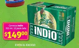 Soriana Híper Cerveza Indio oferta