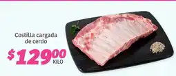 Soriana Híper Costilla cargada de cerdo oferta